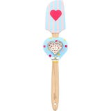 Esp&aacute;tula con Mango de Madera y Molde para Galletas