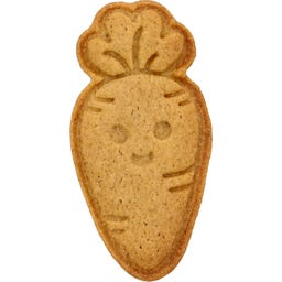 Kunststoff-Ausstechform pink mit Auswerfer - Möhre