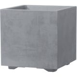 Quadro Millenium" Bloempot met Waterreservoir - Asgrijs