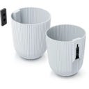 Prosperplast Milly stenski cvetlični lonec - White