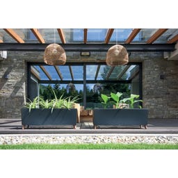 Prosperplast Blumentopf Urbi Case N - Anthrazit