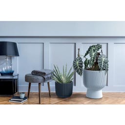 Blumentopf Milly inkl. Pflanzeinsatz - Weiß - ⌀ 23,9 cm