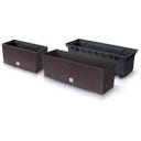 Blumenkasten Rato Case inkl. Pflanzeinsatz - Braun - L 39,5 cm