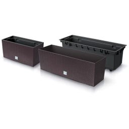Blumenkasten Rato Case inkl. Pflanzeinsatz - Braun - L 39,5 cm