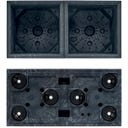 Pflanzkasten Sierra Case Beton Effect I Anthrazit - 57,7 x 28,8 cm