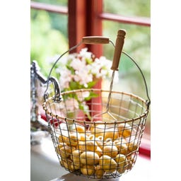Strömshaga Panier en Fil Métallique « Alvar » Rond