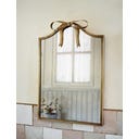 Strömshaga Miroir avec Nœud en Laiton Antique