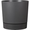 Scheurich Planteringskärl Lino+ Metallic Grey - Ø 29 cm