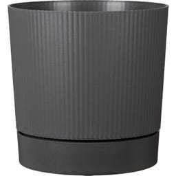 Scheurich Planteringskärl Lino+ Metallic Grey - Ø 29 cm