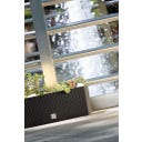 Blumentopf Rato Case inkl. Bewässerungssystem - Braun - L 51,4 cm