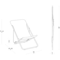 Lafuma MAXI TRANSAT Liegestuhl 