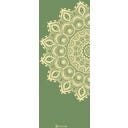 Yogamat 6 mm - Olive Haze Mandala Printed - 1 stuks