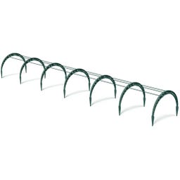 Prosperplast Garten Folientunnel - waldgrün - L 357 cm