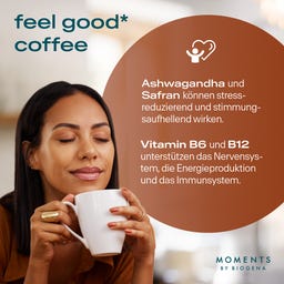 MOMENTS BY BIOGENA feel good* coffee - Functional Coffee