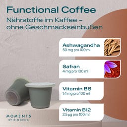 MOMENTS BY BIOGENA feel good* coffee - Functional Coffee