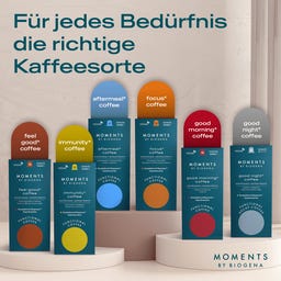 MOMENTS BY BIOGENA feel good* coffee - Functional Coffee