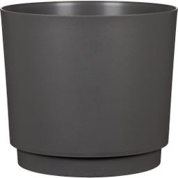 Scheurich Cache-Pot Plano Nero - Ø 13 cm