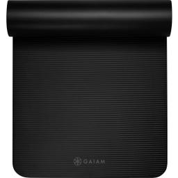 GAIAM Träningsmatta 10 mm - Svart - 1 st.