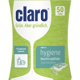 claro ÖKO Hygiene Tabs - 50 Stück