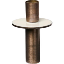 Candle Holder for Bottles, for 1.3 cm Taper Candle - cream