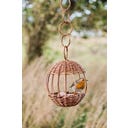 Mangeoire à Oiseaux Suspendue en Forme de Sphère - 1 pcs