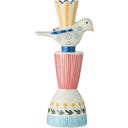 Bougeoir Oiseau Multicolore pour Chandelles de 2,2 cm