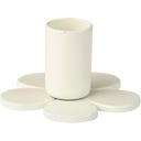 IB Laursen Ljuslykta Blomformad för 1,3 cm Ljus - Beige