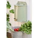 Wand-Wasserbehälter mit Hahn & Seifenhalter 10,5 L - hellgrün