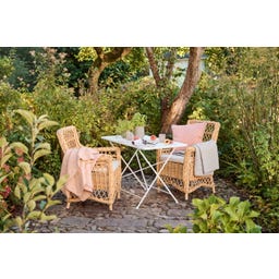 IB Laursen Quilt - yellow with flowers