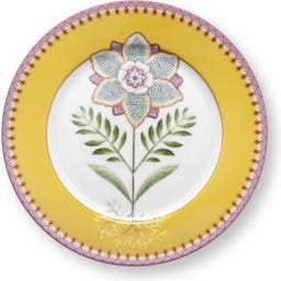 Pip Studio Teller Lily & Lotus 21 cm - gelb