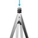 Dreamfarm Clongs Click-lock Sit-up Tongs - 25x4x3 cm