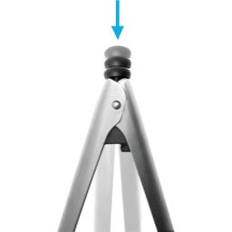 Dreamfarm Zange Clongs Schwarz - 25x4x3 cm