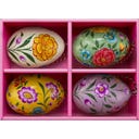 Bemalte Papiermaché-Ostereier Multicolour 5 x 7 cm - 1 Set