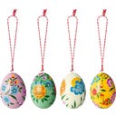 Bemalte Papiermaché-Ostereier Multicolour 5 x 7 cm - 1 Set