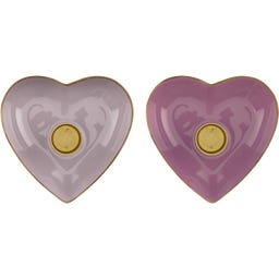 Pip Studio Kerzenhalter Metal Heart 10 x 3 cm - Lila