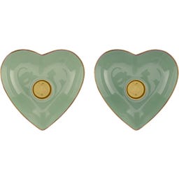 Pip Studio Kerzenhalter Metal Heart 10 x 3 cm - Grün