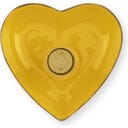 Pip Studio Metal Heart Candle Holder 10 x 3 cm - Yellow
