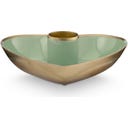 Pip Studio Kerzenhalter Metal Heart 10 x 3 cm - Grün