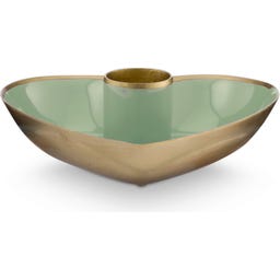 Pip Studio Kerzenhalter Metal Heart 10 x 3 cm - Grün