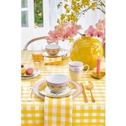 Pip Studio Metal Heart Candle Holder 10 x 3 cm - Yellow