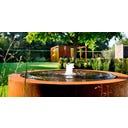 ADEZZ Wassertisch Rund aus Cortenstahl