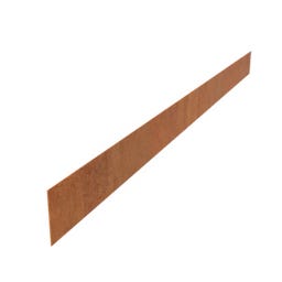 Rasenkante Cortenstahl, Gerade Oberrand, 230 x 0,2 x 15 cm - 5 Stück