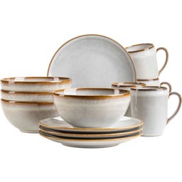 Mäser Smoky's Frühstückset, 12-teilig weiß - 1 Set