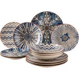 M&auml;ser Iberico Blue 12-teiliges Tafelservice