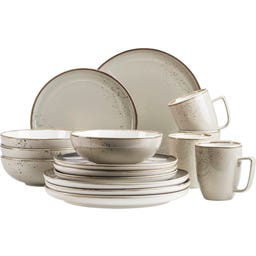 Pintar 16-teiliges Kombiservice, olivgrau - 1 Set