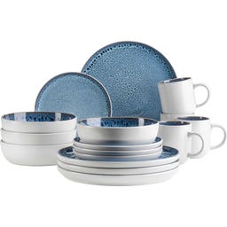 Mäser Malea Kombiservice, 16-teilig blau - 1 Set