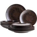 M&auml;ser Metallic Bronze 12-Piece Dinner Service