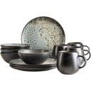 Carellia Frühstückservice, 12-teilig grau - 1 Set