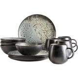 Carellia Fr&uuml;hst&uuml;ckservice, 12-teilig grau