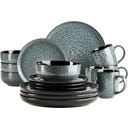 Mäser Filippa 16-teiliges Tafelservice, grau - 1 Set